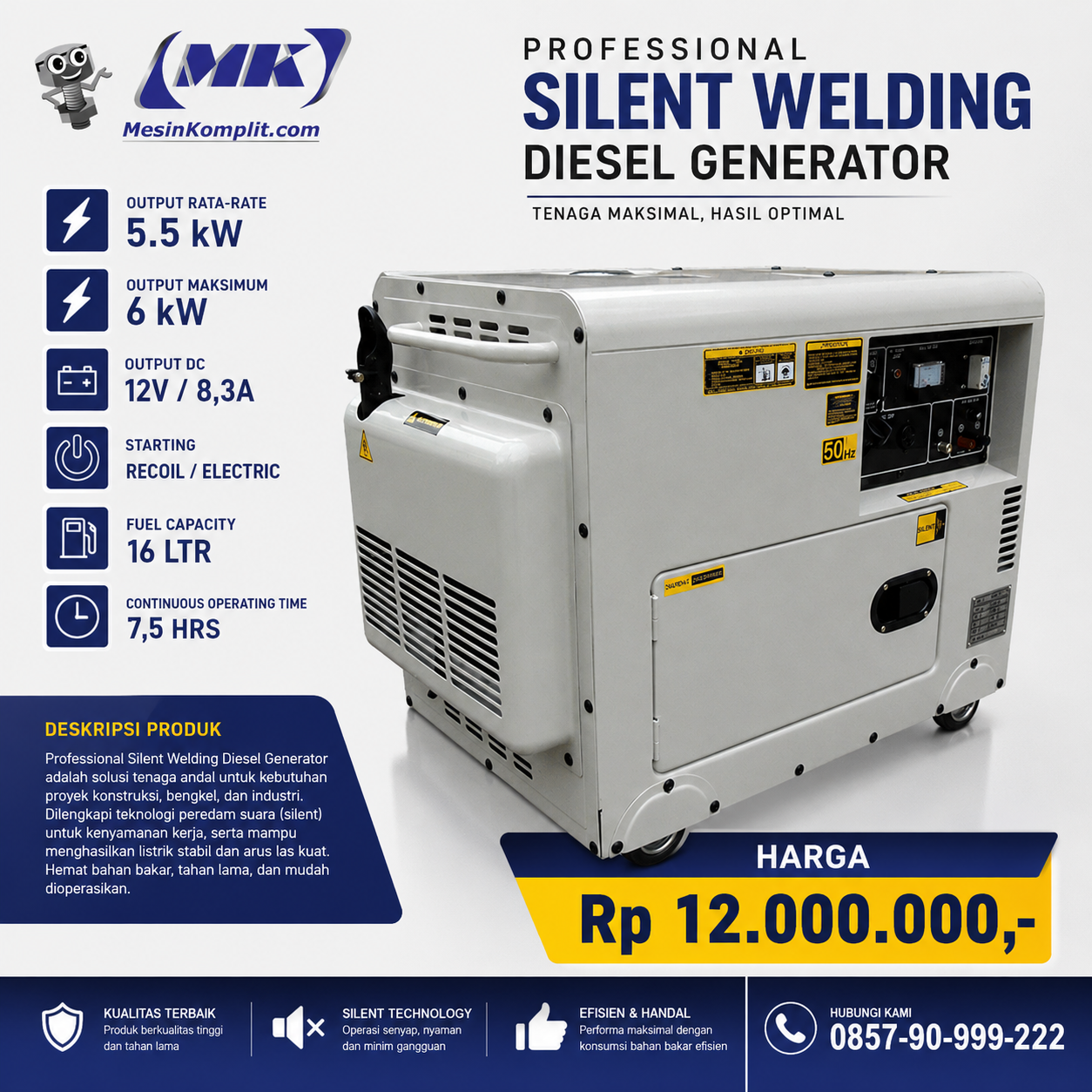 Genset Las Solar Sil...